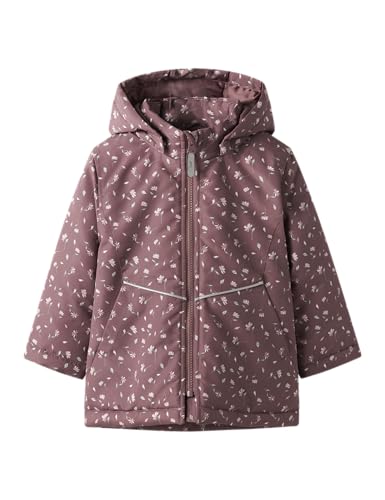 Name It Mädchen Nmfmaxi Pa Jacket AOP Noos, Rose Brown, Numeric_86 von NAME IT