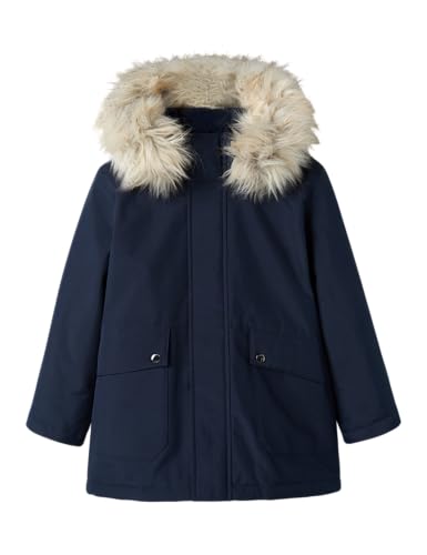 NAME IT Jungen Nkmmillo Jacket Long Noos Parka, Dark Sapphire, 122 EU von NAME IT