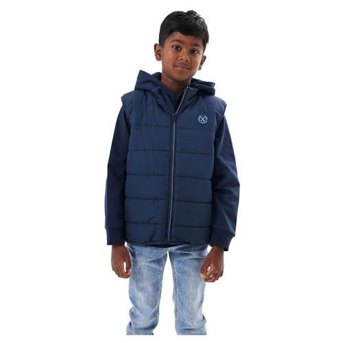 NAME IT Jungen Nkmmylane Vest Noos Pufferweste, Dark Sapphire, 122 EU von NAME IT