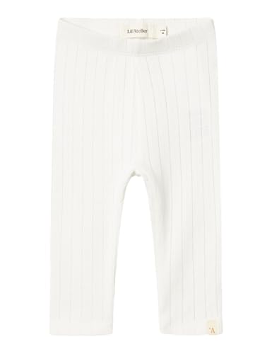 NAME IT Baby - Mädchen Nbfrachel NIS Slim Lil Noos Leggings, Coconut Milk, 68 EU von NAME IT