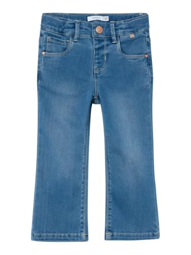 NAME IT Mädchen Nmfsalli Bootcut Jeans 8292-to Noos, Light Blue Denim, 98 von NAME IT
