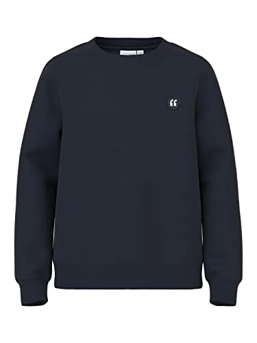 name it Jungen Nmmvimo Ls Bru Noos Sweatshirt, Dark Sapphire, 110 EU von NAME IT
