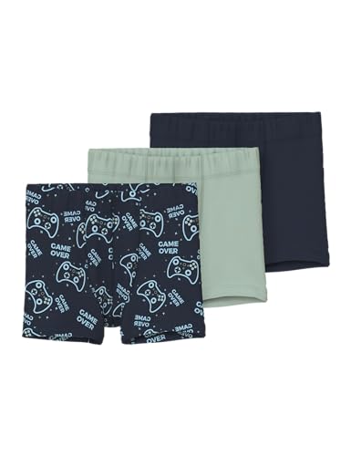 Name it mini Jungen Nmmtights 3P Game Noos, Dark Sapphire, Numeric_98 (3er Pack) von NAME IT