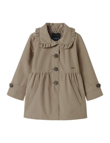 Name it mini Mädchen Nmfmadelin Trench Coat Noos, Savannah Tan, Numeric_104 von NAME IT
