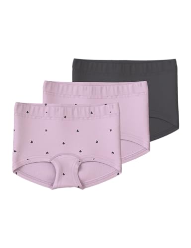 Name it mini Mädchen Nmftights 3P Hearts Noos, Winsome Orchid, Numeric_104 von NAME IT