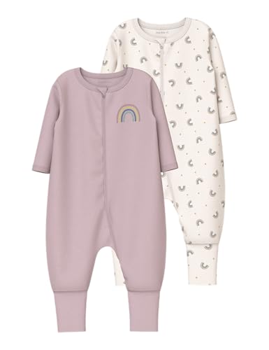 Nbfnightsuit 2P Zip Ff Jet Rainbow Noos von NAME IT