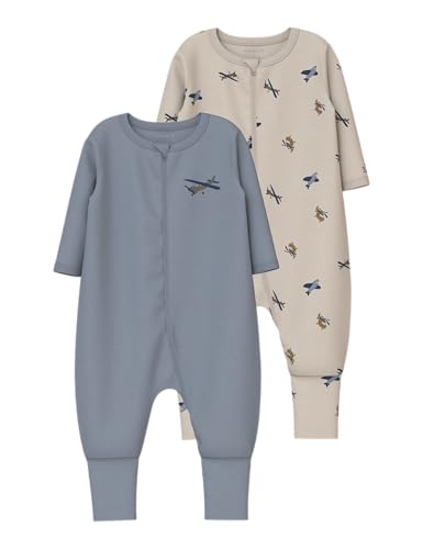 Nbmnightsuit 2P Zip Ff Airplane Noos von NAME IT