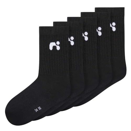 NAME IT Unisex Nknlaris 5p Noos Socken, Black/Pack:5 X BLACK, 37-39 EU von NAME IT