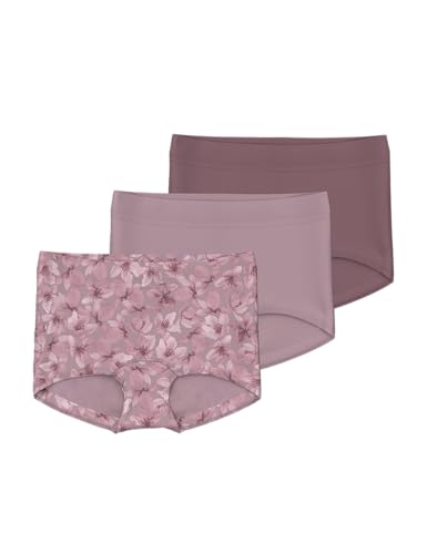 NAME IT Mädchen Nmftights 3p Mauve Flower Noos Unterhose, Mauve Shadows, 92 EU von NAME IT