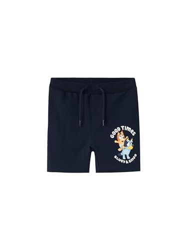 Nmmakley Bluey Long SWE Shorts Unb Sky von NAME IT