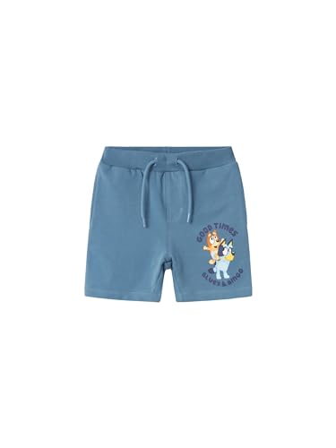 Nmmakley Bluey Long SWE Shorts Unb Sky von NAME IT