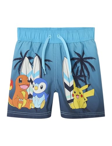 Nmmmccoy Pokemon Long Swimshorts Sky von NAME IT