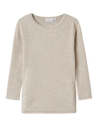 Nmnwax Wool Rib Ls Top Noos von NAME IT
