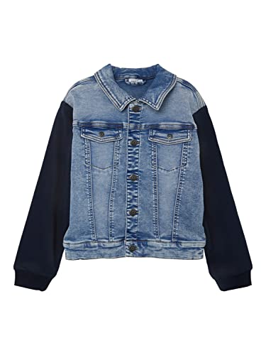 name it Boy's NKMDAE SWE DNM Jacket 1794-OB D Jacke, Light Blue Denim, 116 von NAME IT