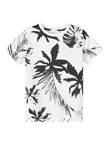 name it Boy's NKMFLEMSE SS TOP T-Shirt, Bright White, 134/140 von NAME IT