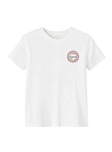 name it Boy's NKMFRASUMUS SS Loose TOP T-Shirt, Bright White, 134/140 von NAME IT