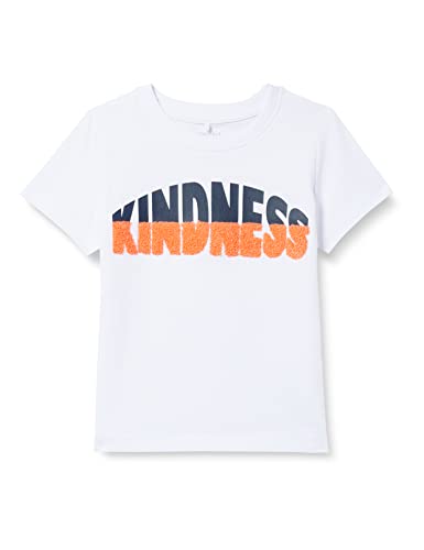 name it Boy's NMMDAN SS TOP T-Shirt, Bright White, 110 von NAME IT