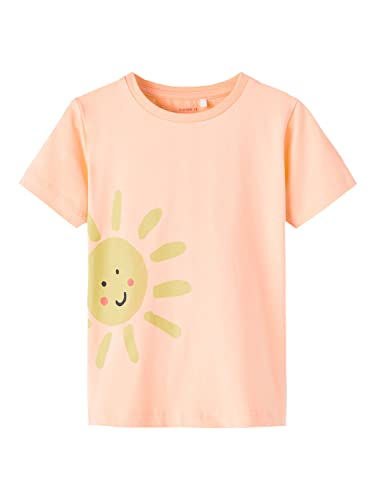 name it Boy's NMMFAMA SS TOP T-Shirt, Peach Nectar, 92 von NAME IT