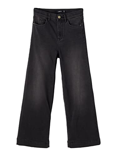 name it Damen NLFATONSONS DNM 7526 7/8 HW W Pant NOOS Jeans, Black Denim, 152 von NAME IT