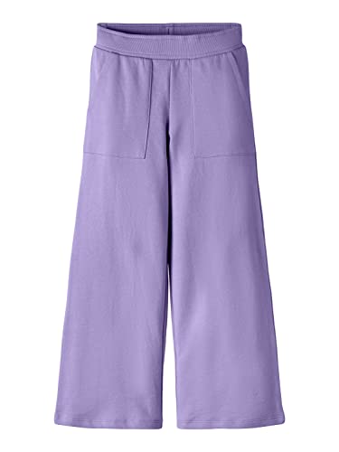 name it Girl's NKFDIANE Wide Pant UNB Hose, Sand Verbena, 152 von NAME IT