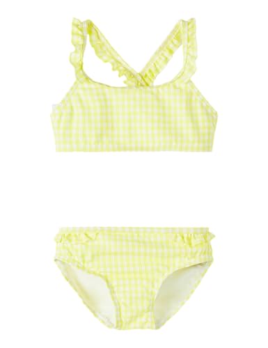 name it Girl's NMFZILINE Box Bikini, Lemon Tonic, 86/92 von NAME IT