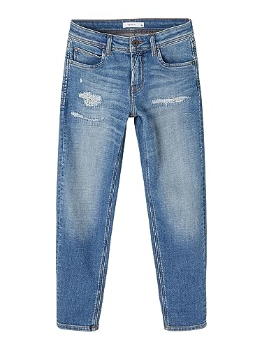 name it Herren NKMCHRIS DNMTEXAS 2625 PANT NOOS Jeans, Medium Blue Denim, 122 von NAME IT