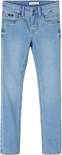 NAME IT Herren Nkmtheo Dnmtaul 1621 buks Noos Jeans, Light Blue Denim, 146 EU von NAME IT