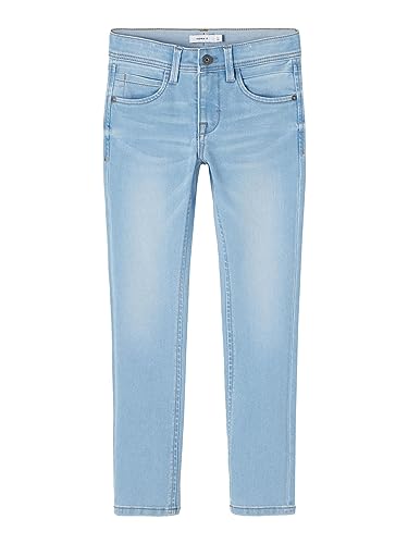 NAME IT Herren Nkmsilas Dnmtax Pant Noos Jeans, Light Blue Denim, 104 EU von NAME IT