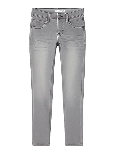 NAME IT Herren Nkmsilas Dnmtax Pant Noos Jeans, Medium Grey Denim, 104 EU von NAME IT