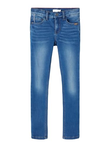 NAME IT Jungen Nkmtheo Xslim 1507-cl Noos Jeans, Medium Blue Denim, 128 EU von NAME IT
