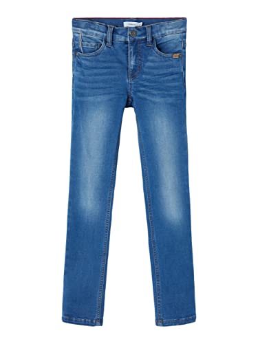 NAME IT Jungen Nkmtheo Xslim 1507-cl Noos Jeans, Medium Blue Denim, 164 EU von NAME IT