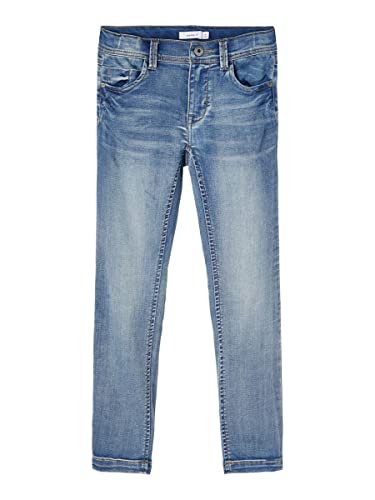 NAME IT Herren Nkmtheo Dnmthayer Swe Pant Noos Jeans, Medium Blue Denim, 158 EU von NAME IT