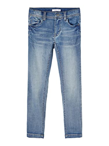 NAME IT Herren Nkmtheo Dnmthayer Swe Pant Noos Jeans, Medium Blue Denim, 164 EU von NAME IT