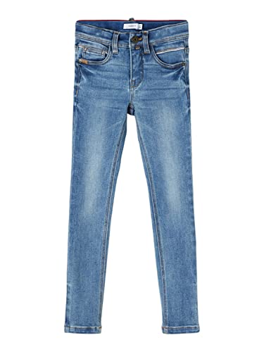 NAME IT Kindern NKMTHEO DNMTURN 2601 PANT NOOS Jeans, Medium Blue Denim, 104 von NAME IT