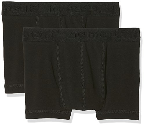 name it Jungen Boxer Shorts 2er Pack NKMBOXER, Schwarz (Black), 122-128 von NAME IT