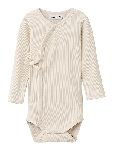 name it Unisex NBNORIB LS WRAP Body, Buttercream, 56 von NAME IT