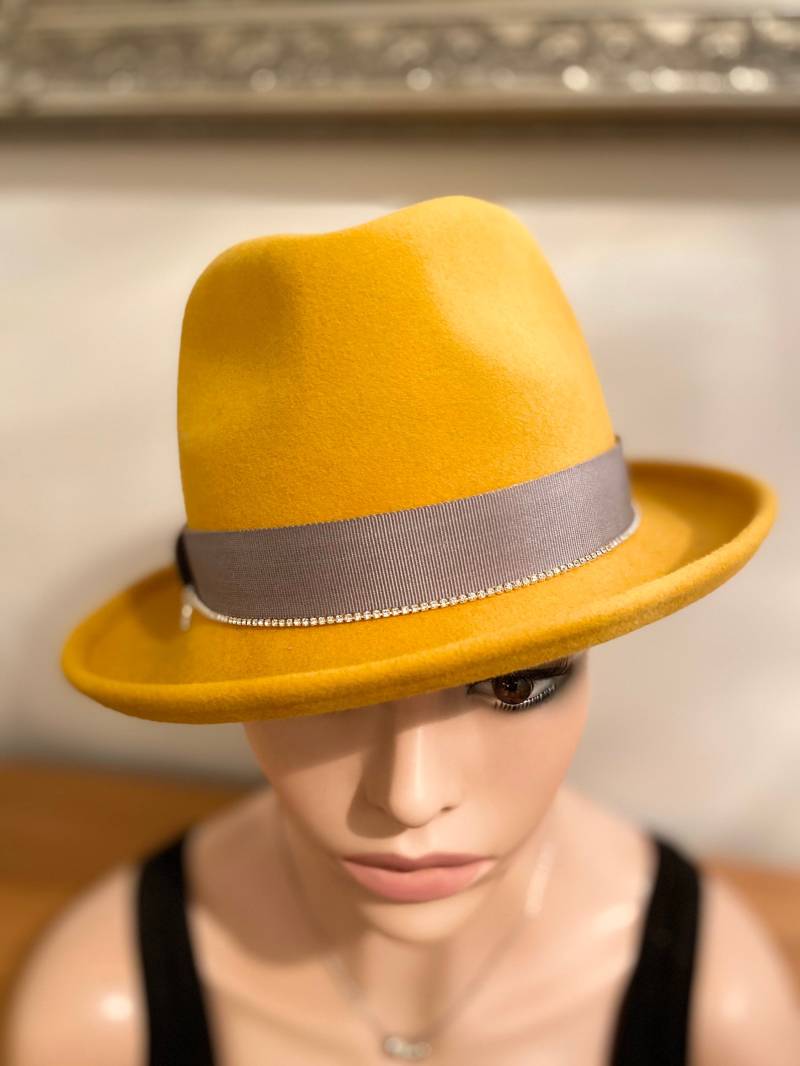 Damenhut Fedora von NAMICOHatdesign