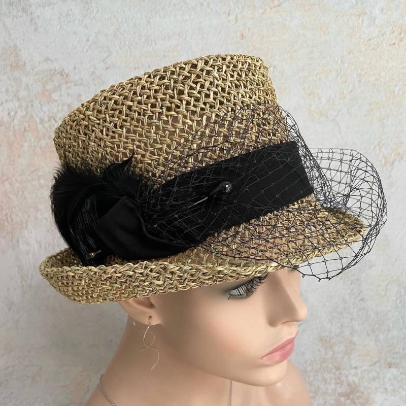 Damenhut Zylinder Seegras von NAMICOHatdesign