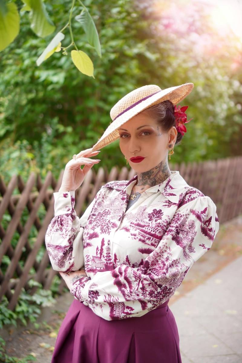 strohhut Vintage 1940Er strohhut Vintage 1940Er von NAMICOHatdesign