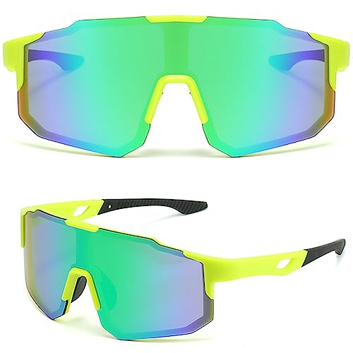 NAMIS Schnelle Brille Rave, Fahrrad Sonnenbrille Herren Damen UV400 Schutz Polarisierte Schnelle Sonnenbrille für Outdoorsport Radfahren Laufen Golf Wandern von NAMIS