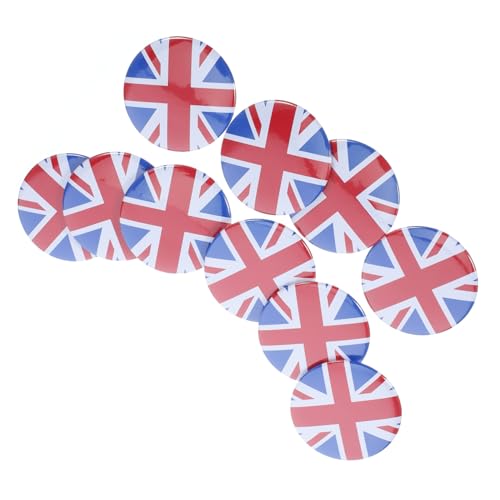 NAMOARLY 10st Flaggenabzeichen Britische Nationale Anstecknadel Union-jack-anstecknadel Vereinigtes Königreich-pin Reise Kleine Anstecknadel Weißblech Metall England von NAMOARLY