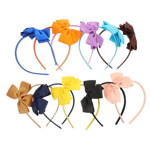 NAMOARLY 10St Schleife Stirnband Kinderfliege elastische Haargummis für Babys Haarbänder mädchen stirnbänder Bowknot-Kopfschmuck Kopfschmuck für Partygirls Krawatte schmücken Bogenkopf von NAMOARLY