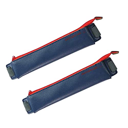 NAMOARLY 2 Stück Einfache Federtasche Elastisches Stiftetui Lanyard Pen Case Stifthalter Für Notizbuch Notebook -Bleistift -gehäusehalter Stiftbeutel Etui Für Bleistifthalter Federmäppchen von NAMOARLY
