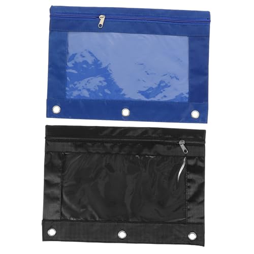 NAMOARLY 2 Stück Tuch Bleistiftkoffer großer Kapazität Bleistifthalter Slot reißverschluss aufbewahrungssack zurgurte Bleistiftbeutel in großen Mengen Federmäppchen Masse Aluminiumlegierung von NAMOARLY