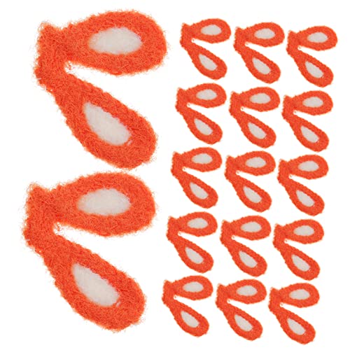 NAMOARLY 20stücke Kaninchen Ohr Stirnband Plüsch Diy Handwerk Hasenohr Anhänger Für Kopfschmuck Haarspangen Ornament Dekoration von NAMOARLY
