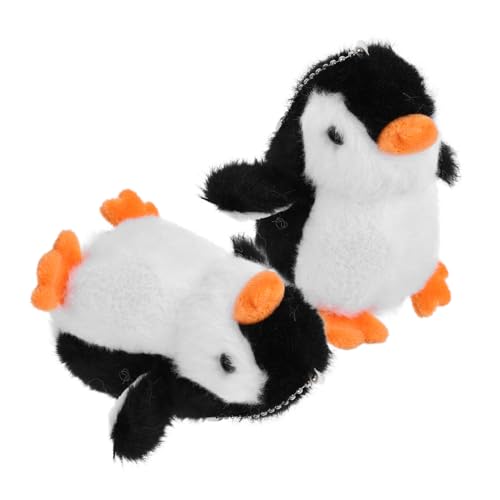 NAMOARLY 2stücke Kuscheliger Plüsch-pinguin Anhänger Kawaii Schlüsselanhänger Süßes Pinguin Deko-design Für Taschen Schlüssel Rucksäcke Als von NAMOARLY