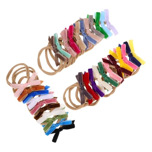 NAMOARLY 32-teiliges Stirnband Für Kleinkinder Und Mädchen: Weiche, Flauschige Haarbänder Mit Schleife Für Kleinkinder Und Kinder – Elastisches Stretch-design Für Eine Sanfte Passform Und von NAMOARLY