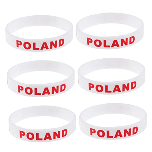 NAMOARLY 6 Stk Land Armbänder fahne länderflaggen Sportgeschenke für Männer Zubehör für Sportpartys Handkette uhrenarmbänder Länderarmband Land Armband Schüttgut rotes Souvenir Mann von NAMOARLY