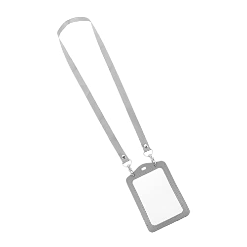 NAMOARLY Kartenschutz Aus Kunstleder Mit Kreditkartenfach Und Doppelseitiger Ausweishülle Für Id-Karten Und Arbeitskarten Mit Umhängeband von NAMOARLY