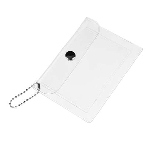 NAMOARLY Kleine Geldbörse Transparentes Wasserdichtes Portemonnaie Für Ünzen Schlüssel Und Karten Üßes Kompaktes Design Mit Kettenanhänger Für Damen Und Teenager Ideal Für Unterwegs Kleiner Geldbeutel von NAMOARLY